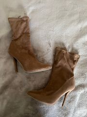 Suede Booties