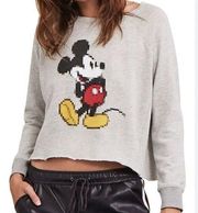 Disney x David Learner Gray Micky Mouse Sweatshirt. Size Small. EUC!