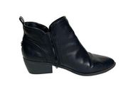 G by Guess Ankle Boots Size Zipper Black 10M