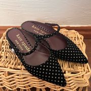 Kate Spade Marielle black mules size 6