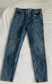 Re / Done Straight Skinny Jeans