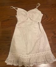 Mini White Dress