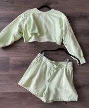 TNA Cozy Boyfriend Cropped Sweatshirt