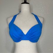 NWOT Tommy Bahama Pearl Full Coverage Cup Blue Bikini Top