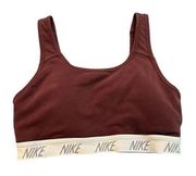 Nike maroon sports bra S