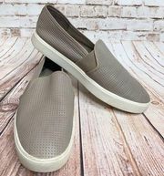 Vince Blair Gray Slip-on Leather Sneakers size 8