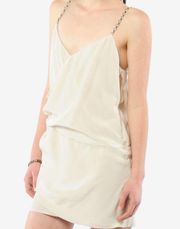 Iro Mitya chain strap spaghetti strap mini dress