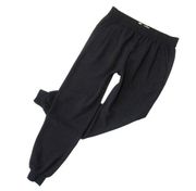 NWT Joie Mariner in Caviar Black Crepe Pull-on Cropped Jogger Pants L $168