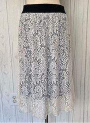 Cream Lace LLR LOLA Skirt