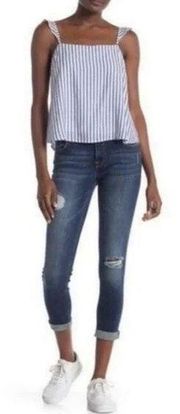 ✨Vigoss Thompson Tomboy Classic Fit Mid-Rise Distressed Jeans✨