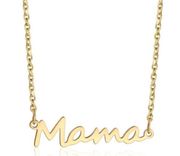 Stainless Steel Dainty Gold Mama Necklace
