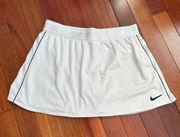 Nike White Tennis Skirt