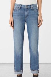 AllSaints Jo Women’s 27 Straight Leg Distressed Jeans