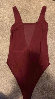 Maroon Bodysuit