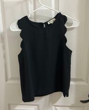 Formal Black Tank Top