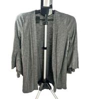 Lauren Conrad 3/4 Flare Sleeve Cardigan size XS gray