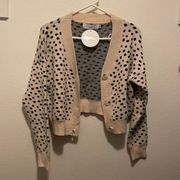 Nectar Clothing Polka dot Cardigan