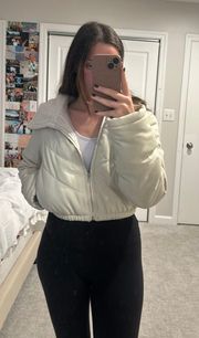 Beige Puffer Jacket