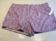 Abound Womens Shorts Purple‎ Size Large Soft Knit 100% Organic Cotton