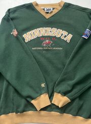 vintage minnesota wild sweatshirt 