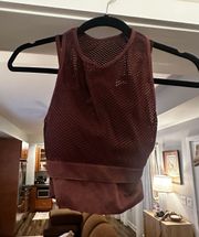 Burgundy Sports Top