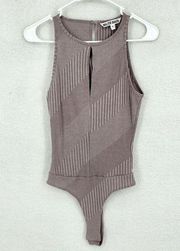 Walter Baker Purple One Piece Top Womens Medium Athena Body Suit Size Small