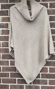 Calvin Klein Oversized Knit Cape Poncho Sweater