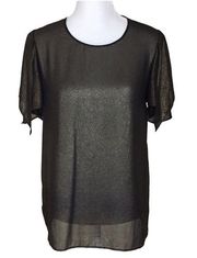 Black Metallic Top Small