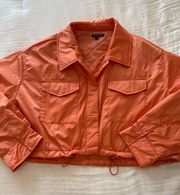 These Three Boutique Peach Button Up Jacket