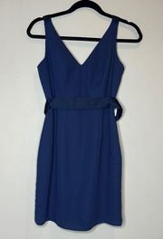 613-WHITE by VERA WANG Navy Blue Mini Dress