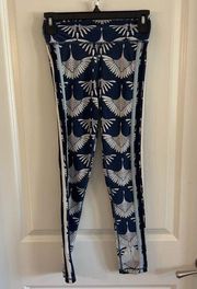 152 The Upside X SoulCycle Leggings Size 4 Color Blue and White