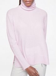 Athletia Lilac Transit Turtleneck Pullover Wool Blend Sweater Size Medium