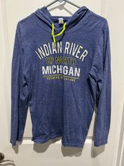 Indian River, MI hoodie, Sz M