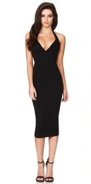 Nookie Medea Midi Dress NWT Black Small