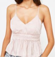 Satin Smocked Cami