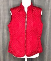 J. Jill Red Vest Medium