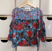 See by Chloe blue dream blouse