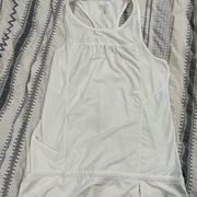 Athleta white Racerback tank with pocket‎ never worn