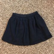 Abercrombie & Fitch  navy mini skirt