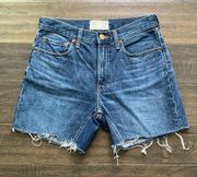 EVERLANE Cut Off Denim Short Size 26