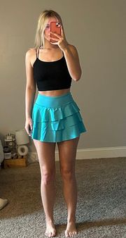 Turquoise Athletic Skirt