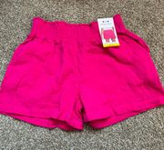 Hot Pink Gauze Shorts