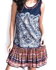 Sam Edelman Sleeveless Flounce Mini Dress Womens Size Medium