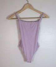 Skims lavender square neck bodysuit size xs