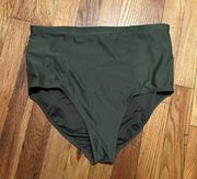 Full Coverage High Waist Bikini Bottoms 