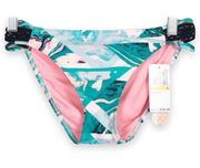 NWT GB Girl Teal and Pink Ray Mesh Hipster Bikini Swim Bathing Suit Bottoms
