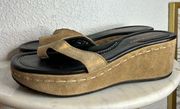 Donald Pliner Salya Sandals Pewter Distrssed Metallic Womens Size 8