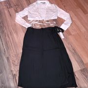 KIRIOUS LOS ANGELES WRAP SKIRT (SZ-LG NWT)