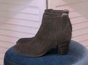 Dolce Vita dark brown suede leather ankle boots sz 9