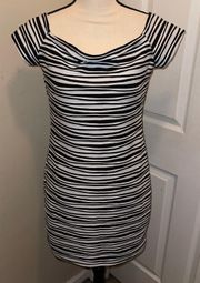 Black & White Stretch Dress